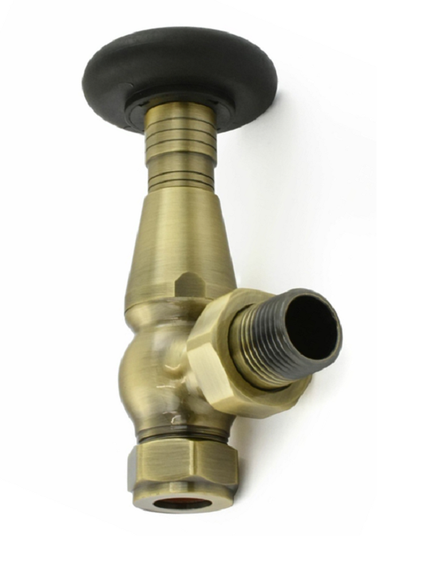 Lambeth Angled TRV Set - Antique Brass
